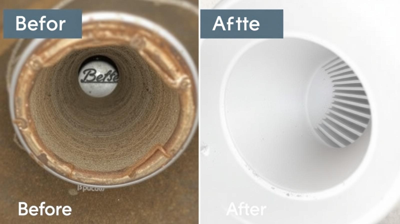 Before and after air duct cleaning in Morristown NJ